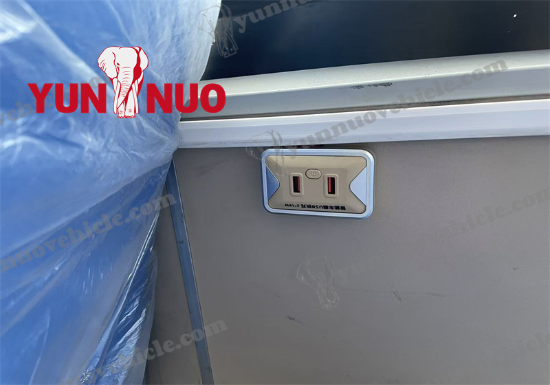 The Yutong ZK6102D bus destined for Zimbabwe has been fully renovated