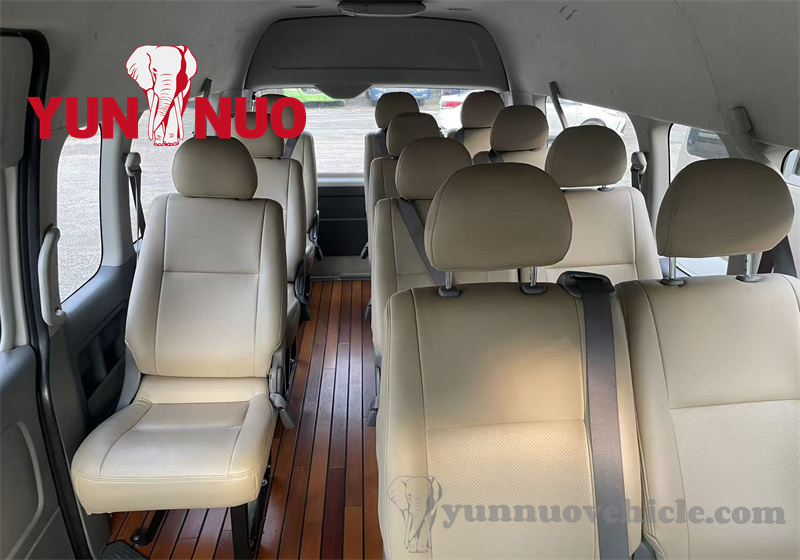 The Toyota Hiace has been fully refurbished The Toyota Hiace has been fully refurbished