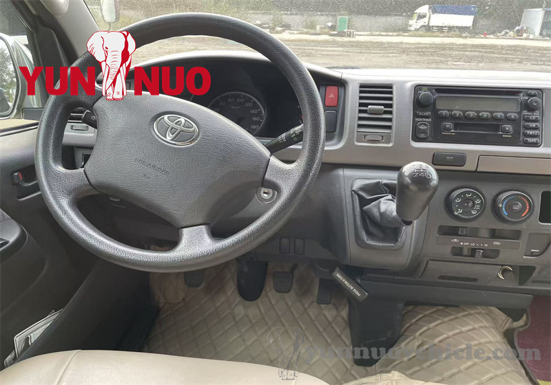 The Toyota Hiace has been fully refurbished The Toyota Hiace has been fully refurbished