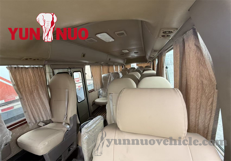 The Toyota Coaster customized by the client from the DRC Congo has been shipped to the port The Toyota Coaster customized by the client from the DRC Congo has been shipped to the port