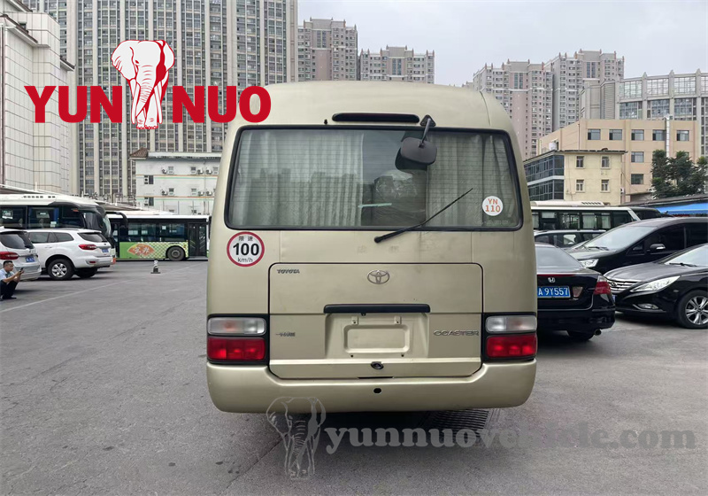 The Toyota Coaster customized by the client from the DRC Congo has been shipped to the port The Toyota Coaster customized by the client from the DRC Congo has been shipped to the port
