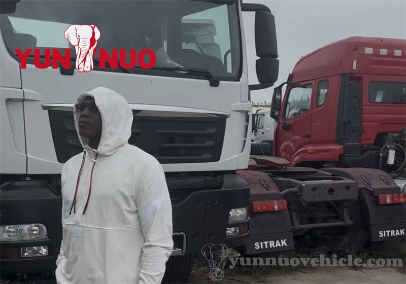 Clients from Mali come to Shandong Yunnuo to purchase used truck tractors Clients from Mali come to Shandong Yunnuo to purchase used truck tractors