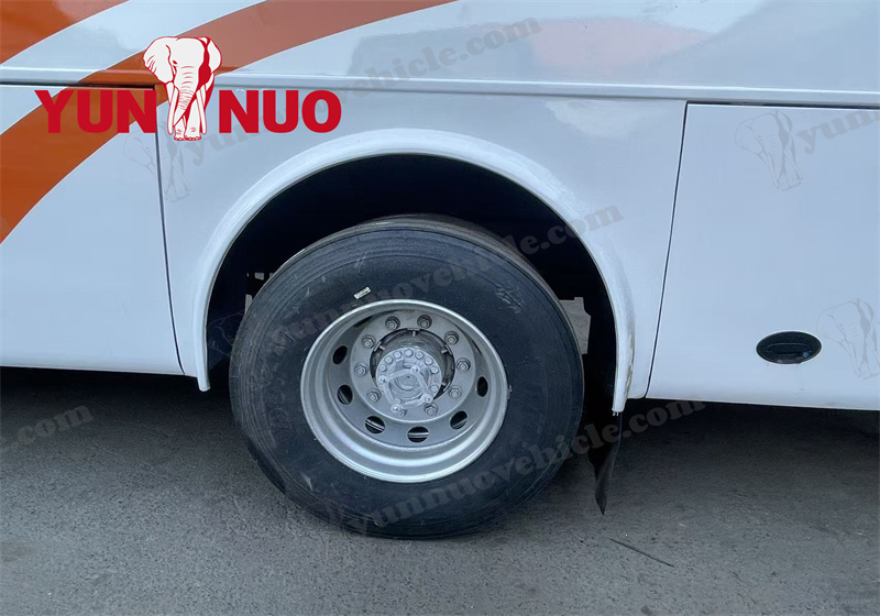 The refurbished Yutong ZK6932D coach is destined for Zimbabwe