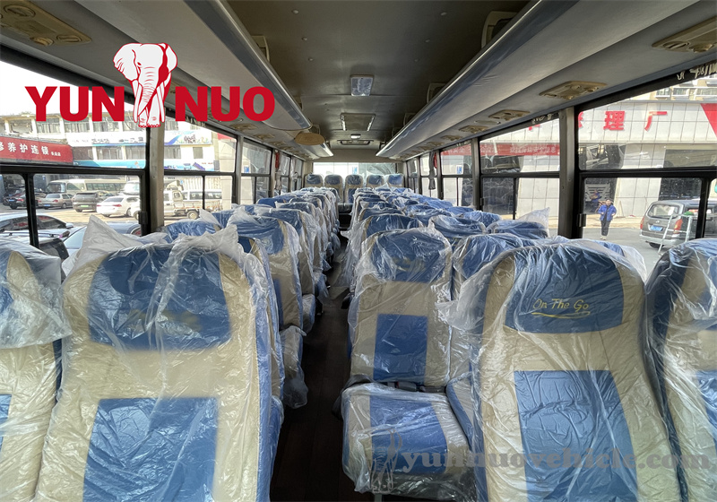 The used Yutong ZK6112D bound for Zimbabwe is about to set sail