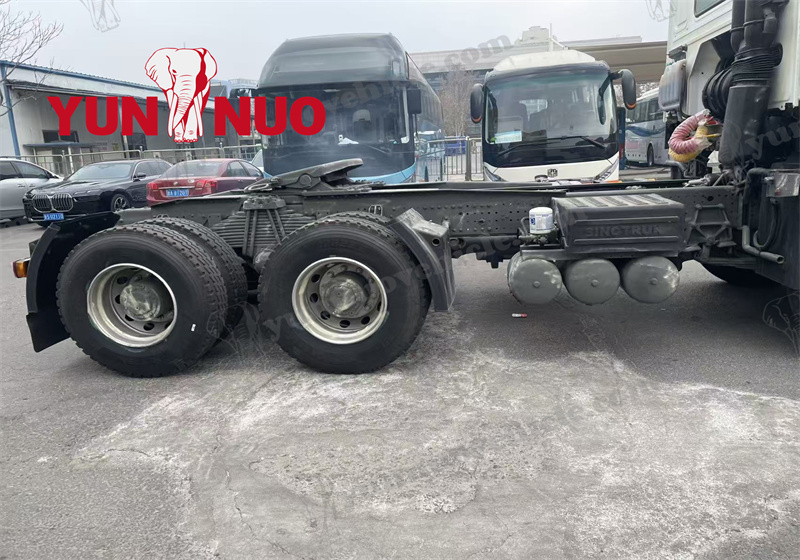 The HOWO tractor truck bound for the Democratic Republic of the Congo