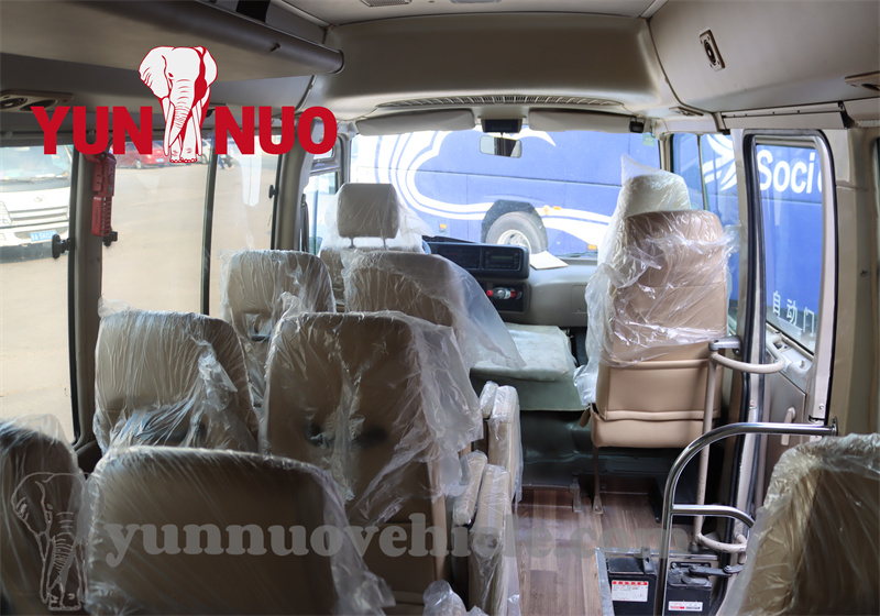 Customized used Coaster school bus for Ghanaian clients