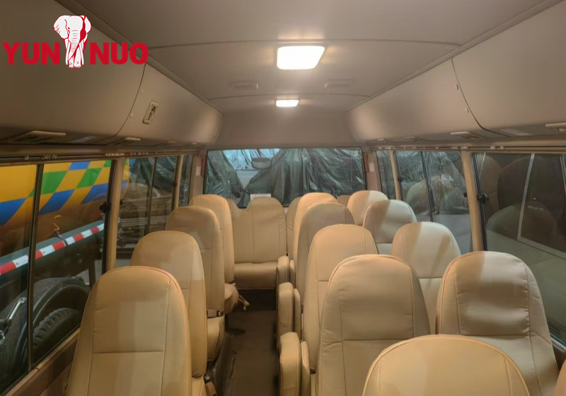 Finished Refurbished Used Toyota Coaster Bus