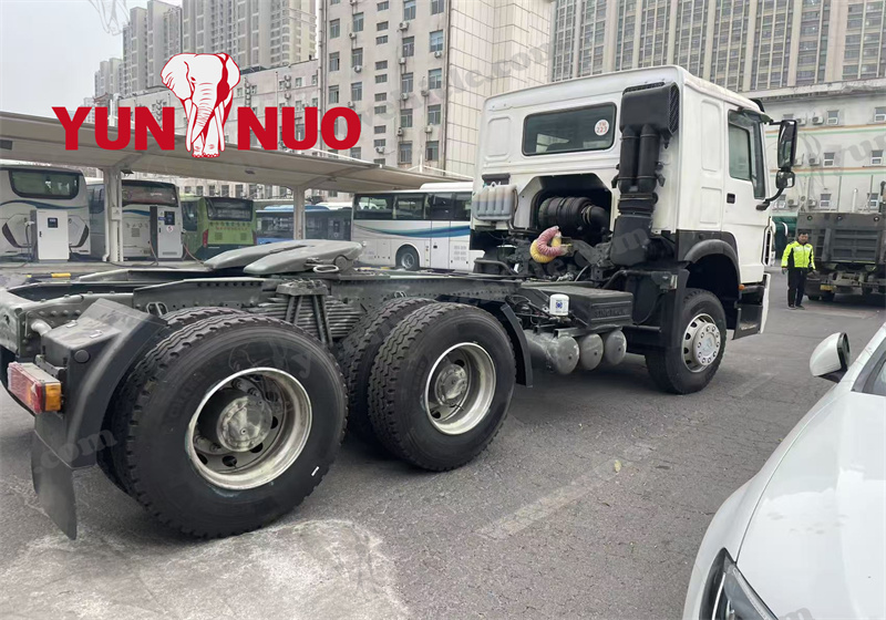 The HOWO tractor truck bound for the Democratic Republic of the Congo