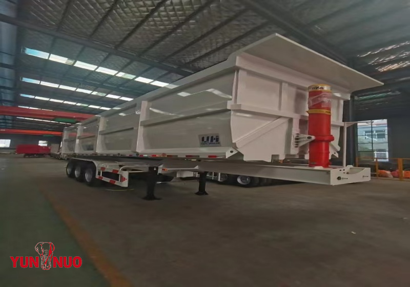 Rear tipper trailer