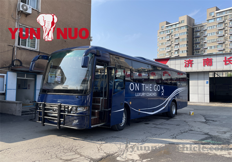 The used Yutong ZK6112D bound for Zimbabwe is about to set sail