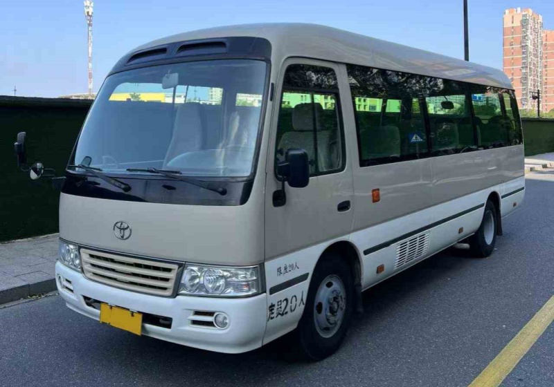 Used Toyota Coaster Is Currently in Stock.