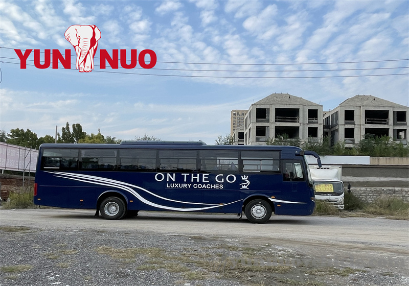 The used Yutong ZK6112D bound for Zimbabwe is about to set sail