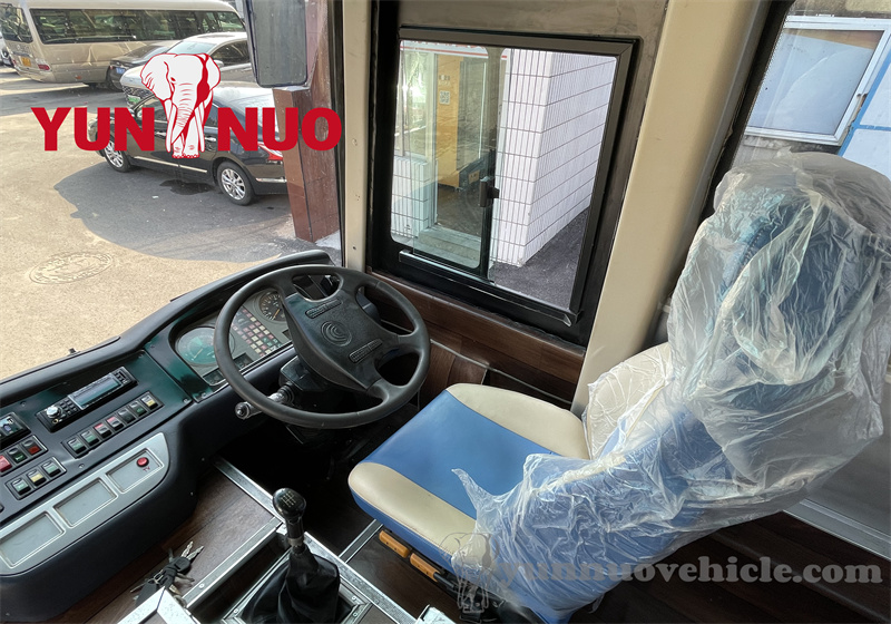 The used Yutong ZK6112D bound for Zimbabwe is about to set sail