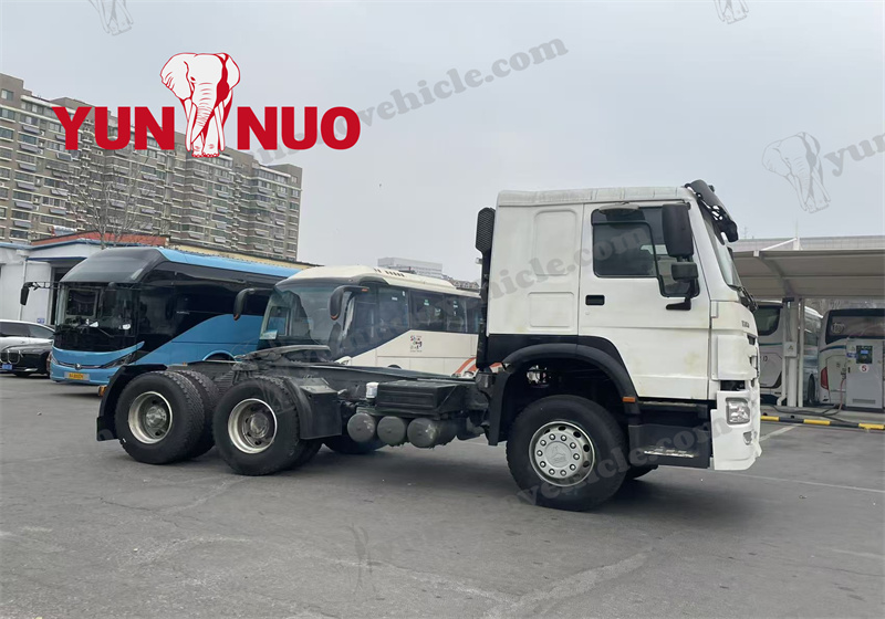 The HOWO tractor truck bound for the Democratic Republic of the Congo