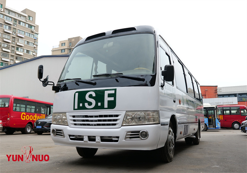 Toyota Coaster. Left hand drive 1HZ