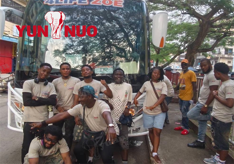 The client in Liberia has received the Yutong ZK6127 coach